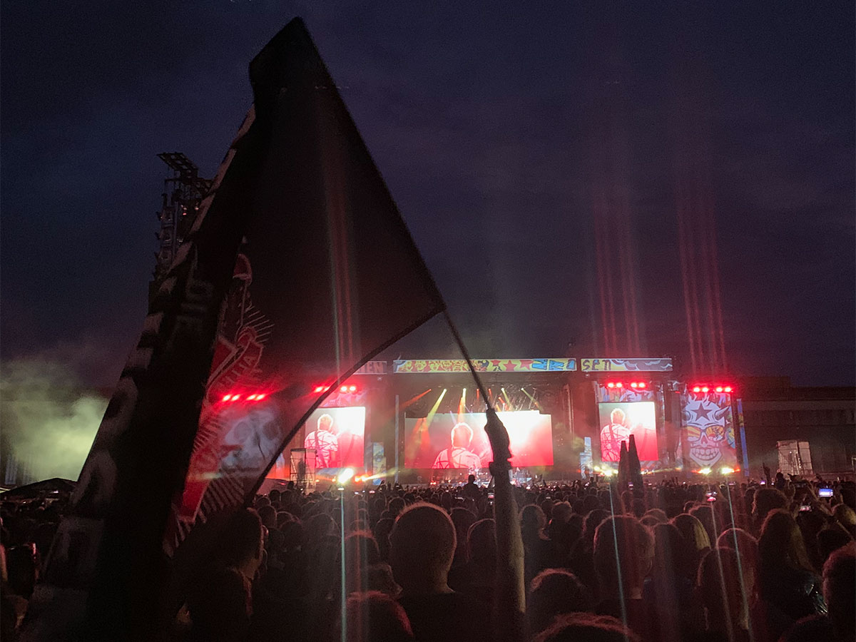 Die Toten Hosen spielen im August 2022 Open-Air am Flughafen Tempelhof in Berlin
