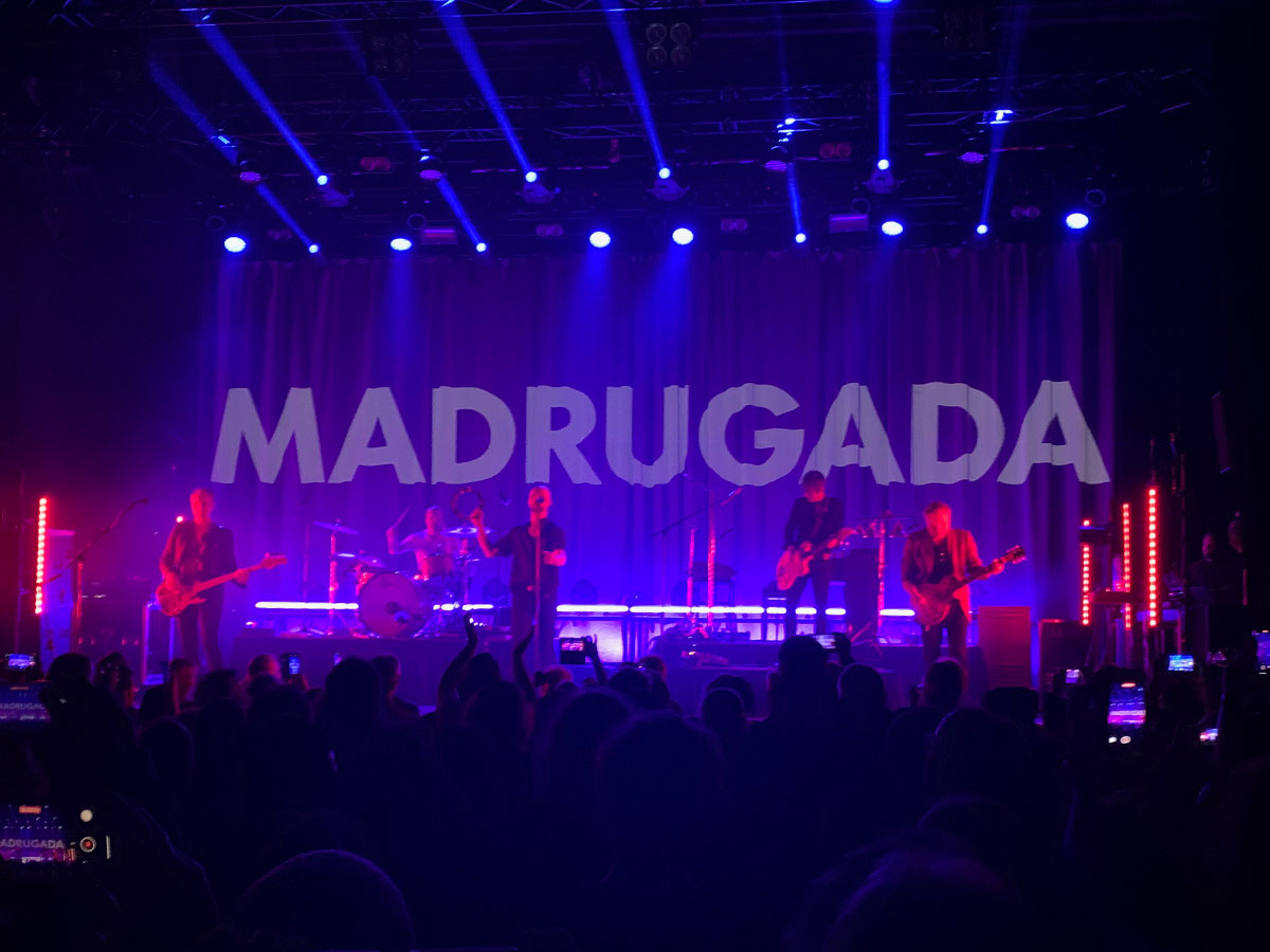 Madrugada spielen 2022 in der Muffathalle in München